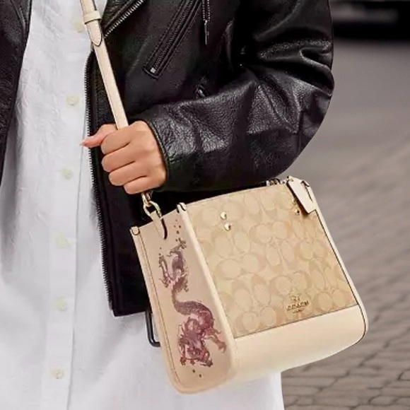 Coach Handbags - Coach Lunar New Year Dempsey Tote 22 With Dragon Style CP481